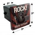 Rock Before Entering And Roll Music Guitar Tow Trailer Hitch Cover Plug Insert