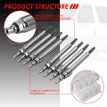 8pcs Oe Style Glow Plug Compatible With Ford E F250-550 Super Duty Econoline Excursion 6 0l Turbo Diesel Engines 04-10