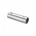 Uxcell Rail Pipe Fitting 2-way 100mm Length 202 Stainless Steel Straight Connector Brushed For 25mm 1 Od Handrail Railing