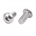 Uxcell M5x12mm 304 Stainless Steel Button Head Hex Socket Cap Screws Bolts 80pcs