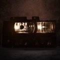 G-plus Headlights Assembly Compatible With 1994 1995 1996 1997 1998 1999 Gmc C1500 K1500 Yukon Bumper Headlamp Smokya Lensa A