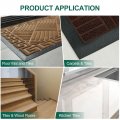 Uxcell Floor Edging Trim Strip Self Adhesive Carpet To Tile Transition For Doorway Edge Height Less Than 3mm 0 12 Gray 9 84ft