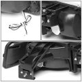 Led Drl Black Amber Corner Headlight W Bumper Lamps Tool Kit Compatible With Chevy Silverado 99-06