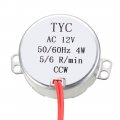 Uxcell Electric Synchron Motor Turntable Synchronous 12 Vac 5-6rpm 50-60 Hz 4w Ccw Direction For Hand-made Model Or Guide