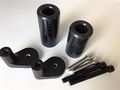 Motorcycle No Cut Frame Slider For 1999-2000 Kawasaki Zrx 1100 2001-2005 1200r Carbon
