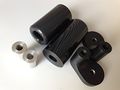 Motorcycle No Cut Frame Slider For 1999-2000 Kawasaki Zrx 1100 2001-2005 1200r Carbon