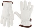 Premium Grain Goatskin Driver Safety Work Gloves With Keystone Thumb 3611l White Large 1 Pair Abrasion And Heat Resistant 