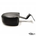Httmt Sbb044- Black Driver Backrest Easy On Off Compatible With H-d 1993-2006 Heritage Softail