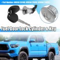 X Autohaux 1 Set Fuel Door Lock Cylinder W Keys For Toyota Tacoma 1995-2004 Tundra 2000-2003 Tank Filler Lid Gas 69058-35140