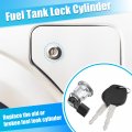 X Autohaux 1 Set Fuel Door Lock Cylinder W Keys For Toyota Tacoma 1995-2004 Tundra 2000-2003 Tank Filler Lid Gas 69058-35140