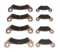 2 Front Rear Brake Pads For Gas Diesel John Deere Gator Xuv Am141182 Am140607