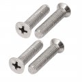 Uxcell Stainless Steel Casement Window Locking Handle Grip Left Hand Silver Tone 2pcs