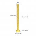 Uxcell Brass Hex Bolts M6x70mm 5pcs Fully Thread Grade 4 8 Solid Hexagon Head Bolt Machine Screws For Machinery
