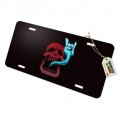 Graphics More Rock And Roll Soul Skull Novelty Metal Vanity Tag License Plate