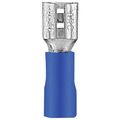 1 Noninsulated Female Quick Disconnects 100 Pk Blue 16 14 Gauge 250 Non-insulated Bvfd250 