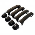 Glossy Black Side Door Handle Cover Trim W Smart Hole For Lexus Gx460 2010-2022 