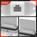 A-premium Hvac Heater Blower Motor And Resistor Assembly Compatible With Nissan Vehicle Altima 2002 2003 2004 Sedan Front Side
