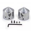 Httmt Mt248-001- New 29mm Axle Nut Cap Compatible With H-d Choppers Suzuk Kawasak Yamah Chrome