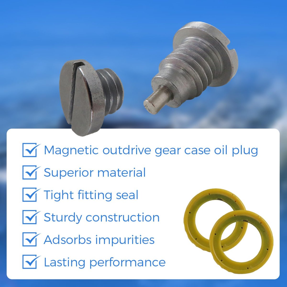 Non-magnetic Screw 10-20259 67892a06 For Mercury Engine