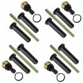Caltric Front Upper A Arm Pivot Bushing Ball Joint Kit Compatible With Polaris Rzr S 800 2010 2011 2012 2013 2014