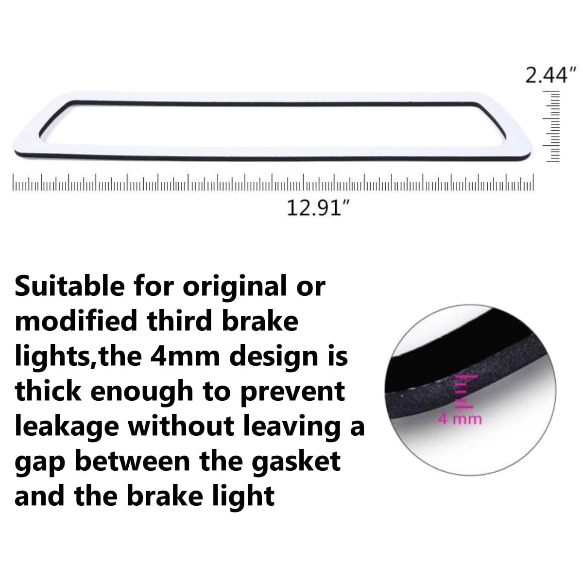 Third Brake Light Foam Seal Gasket Ford F150 2009 2014 Waterproof Eva Sponge Pad For Cargo Lamp Replaces Al3z 13a613 E Black