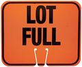 Cortina Abs Plastic Traffic Cone Sign Lot Full 03-550-lf Ez-ims 12 75 Width X 10 375 Height Black On Orange 