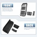X Autohaux 3pcs Gas Brake Foot Rest For Audi Q7 Q8 2017 2018 2019 2020 2021 Porsche Cayenne 2019-2021 Car Pedals Pads Cover