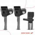 A-premium 3-pc Engine Camshaft Crankshaft Position Sensors Compatible With Toyota Camry 1997-2001 Solara 1999-2001 2 2l Replace