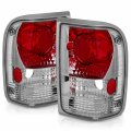 Amerilite Chrome Replacement Brake Tail Lights Set For 1993-1997 Ford Ranger Passenger And Driver Side