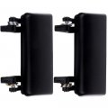 Door Handles Exterior Driver Passenger Side Replacement Fit 1994-1998 For Mazda B3000 B4000 Outside Black 2pcs 