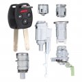 Motoku Ignition Switch Cylinder Fuel Cap Handrail Glove Box Seat Lock Trunk Release Door With Remote Key Shells Full Set For