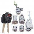 Motoku Ignition Switch Cylinder Fuel Cap Handrail Glove Box Seat Lock Trunk Release Door With Remote Key Shells Full Set For