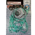 Top And Bottom End Engine Gasket Kit Set With Oil Seals Replacement For Suzuki Rm125 1998-2000 