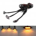 Topteng 3pcs Car Smoked Lens Amber Led Lamp Front Grille Running Light Fit For F-150
