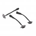Topteng 3pcs Car Smoked Lens Amber Led Lamp Front Grille Running Light Fit For F-150