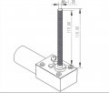 High Torque Gear Motor 5840-31zy Screw Type Worm M8 Long Shaft 12v24v Dc Reduction Color 12v Size 160rpm