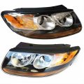 Ensyusuma 2007 2008 2009 2010 2011 2012hyundai Santa Fe Headlight Assembly Left Driver Right Passenger Side Pair Headlamps 