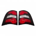 Kuafu Pair Tail Lights Halogen Compatible With 2006-2010 Ford Explorer Taillights Rear Brake Lamp Replacement For 6l2z13405ca