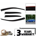 Aintier Ventvisor Side Window Deflector Visors Rain Guard Set Fits 2001 2002 2003 2004 2005 For Honda Civic 4 Dr Sedan Slim