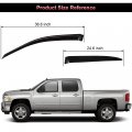 Aintier Ventvisor Side Window Deflector Visors Rain Guard Set Fits 2001 2002 2003 2004 2005 For Honda Civic 4 Dr Sedan Slim