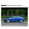 Aintier Ventvisor Side Window Deflector Visors Rain Guard Set Fits 2001 2002 2003 2004 2005 For Honda Civic 4 Dr Sedan Slim