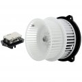 Abs Plastic Heater Blower Motor W Fan Hvac Resistors Blowers Motors For 2008-2012 Mitsubishi Eclipse 2005-2008 2010 2011 