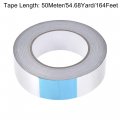 Uxcell Aluminum Foil Tape 35mmx50m Self-adhesive Waterproof High Temperature Sealing Tapes For Hvac Duct Pipe Insulation