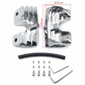 Httmt- Chrome Headbolt Bridge Spark Plug Cover Compatible With Softail Dyna Touring P N Mt454-004-cd