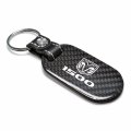 Ipick Image Made For Ram 1500 Logo 100 Real Black Carbon Fiber Tag Style Key Chain