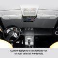Ipick Image For Dodge Challenger Hellcat In Red With Sensor 2015 To 2023 Custom Fit Silver Reflective Folding Auto Windshield