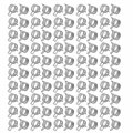Uxcell 100 Pcs 15mm Spring Band Type Action Fuel Hose Pipe Low Pressure Air Clamp White