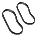 Drill Press Drive Belt Set Of 2 Fits Jet Jdp-15b High Strength Ribbed Rubber Replacement 