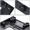 Factory Style Front License Plate Mounting Bracket Compatible With Soul Plus Base Exclaim 14-16 Matte Black