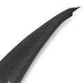 V-style Rear Car Trunk Lid Spoiler Compatible With Audi A5 Quattro Hatchback 2008-2016 Glossy Black Carbon Fiber